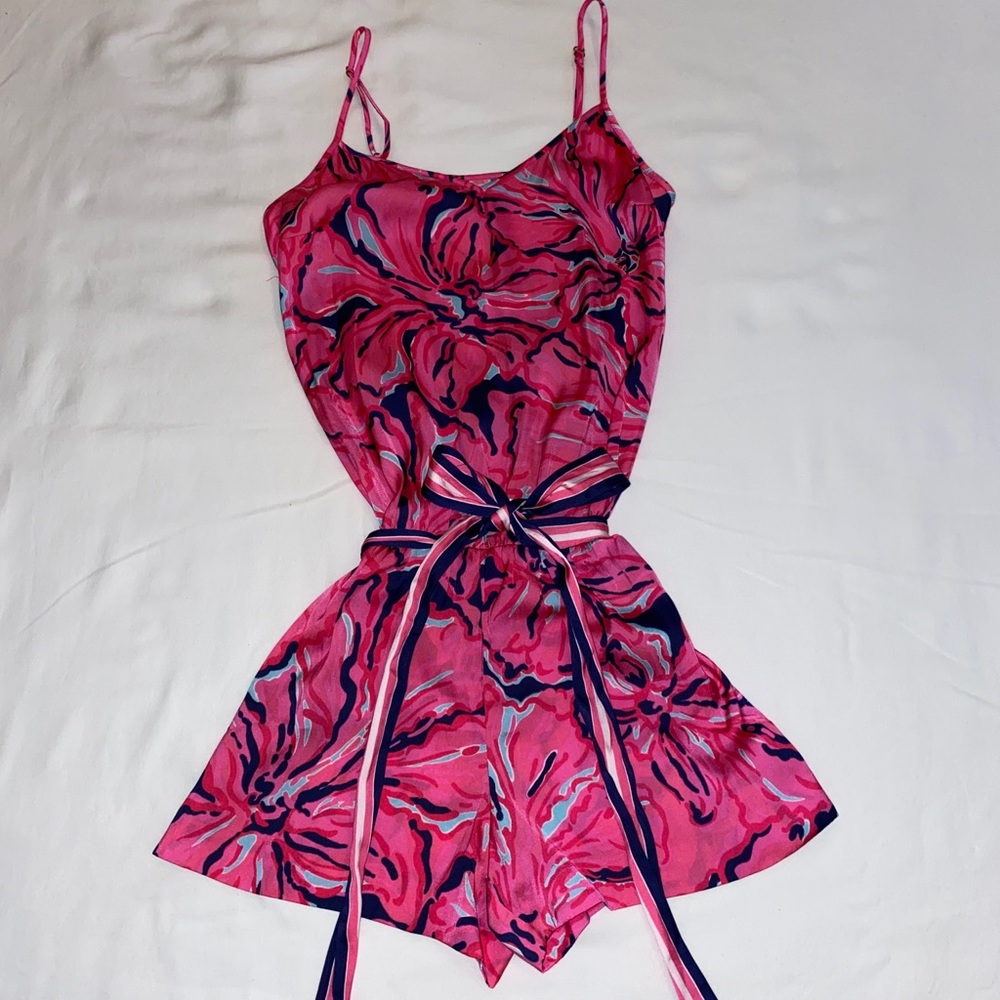 Lilly Pulitzer Flirty Engineered Deanna Romper